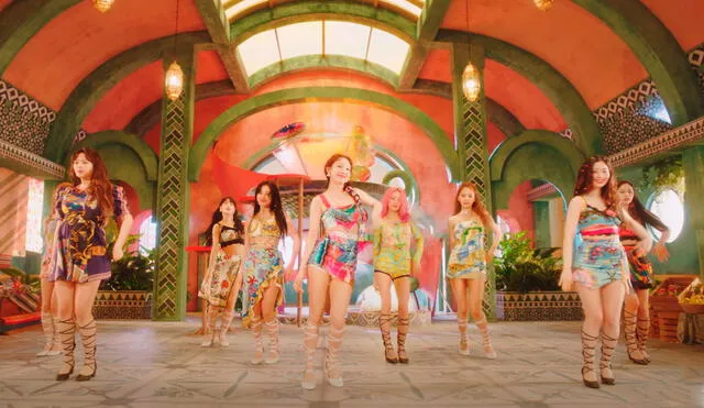 Adelanto del regreso musical de las chicas de la nación, TWICE. Foto: JYP