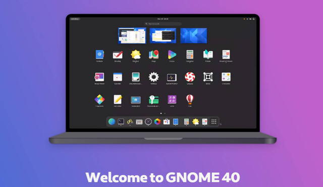 ¿Usas Linux? La llegada de GNOME 40 ahora puede hacer que tu distribución sea idéntica a una Mac, con los gestos de touchpad tan fluidos como en las computadoras de Apple. Foto: Genbeta