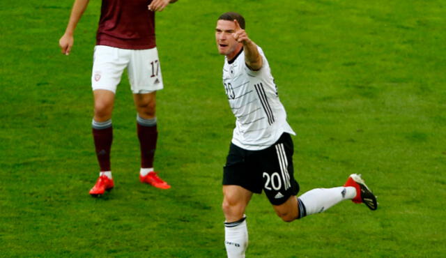 Alemania se fue al descanso goleando por 5-0. Foto: EFE