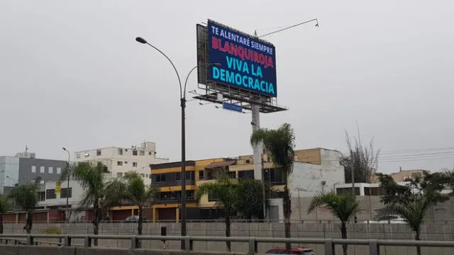 Se presumía que los paneles fueron contratados por Keiko Fujimori, debido a que su estrategia de segunda vuelta fue relacionar a Castillo con el comunismo. Foto: Gianella Aguirre/URPI-LR