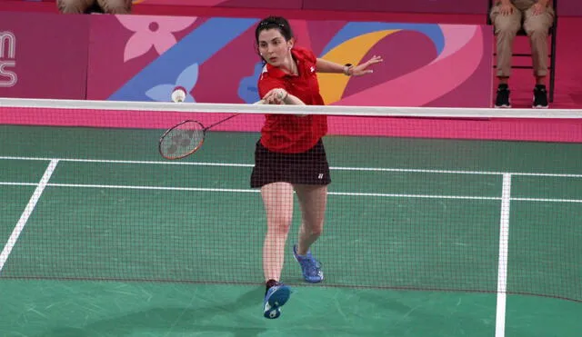 Daniela Macías participó en los Juegos Panamericanos Lima 2019. Foto: Bádminton Perú