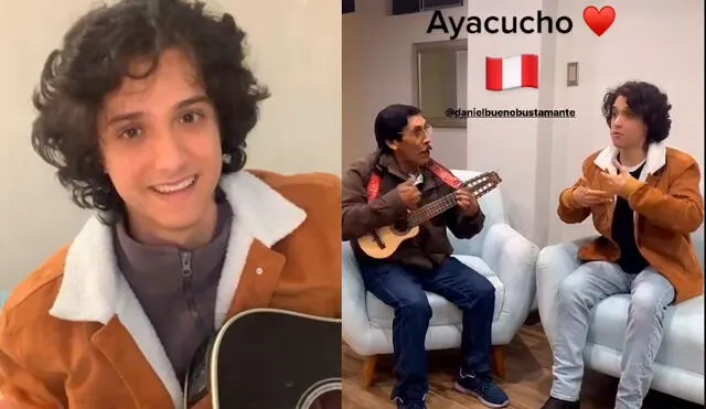 Vasco Madueño emocionó a sus seguidores con su cover de la canción “Adió pueblo de Ayacucho”. Foto: Vasco Madueño / Instagram