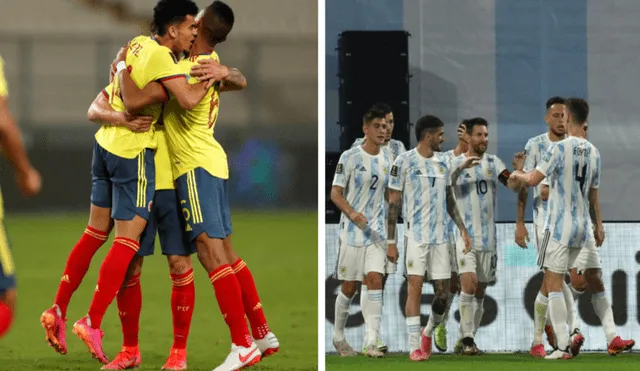 Argentina planea reivindicarse del empate obtenido contra Chile este martes 8 frente a Colombia por las Eliminatorias Qatar 2022. Foto: composición EFE