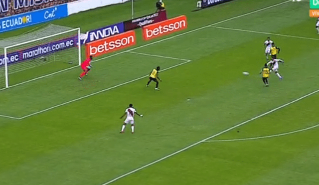 Perú juega en Quito ante Ecuador por la fecha 8 de las Eliminatorias Qatar 2022. Foto: captura Movistar Deportes