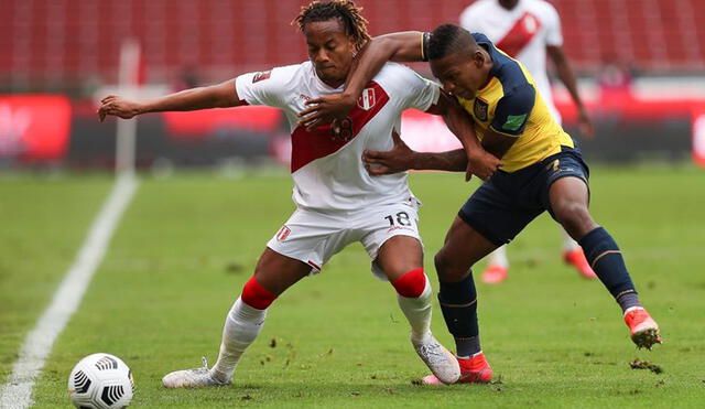 Perú y Ecuador se miden en la fecha 8 de las eliminatorias. Foto: EFE