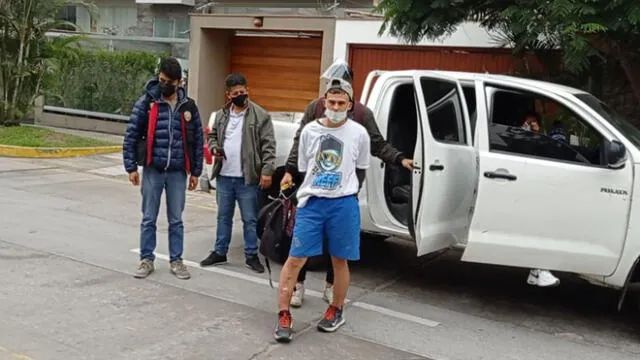 Sujeto se mostró reacio ante las autoridades, pero finalmente reconoció su accionar. Foto: Municipalidad de Surco