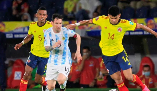 Argentina igualó 2-2 con su similar de Colombia. Foto: EFE