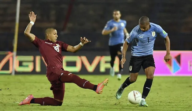 Tras el empate en Caracas, Venezuela y Uruguay quedarán concentrados para la Copa América. Foto: AFP/Matías Delacroix