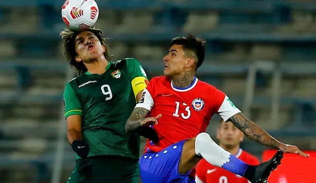 Chile y Bolivia se ven las caras por las Eliminatorias Qatar 2022 desde el Estadio San Carlos de Apoquindo. Foto: AFP