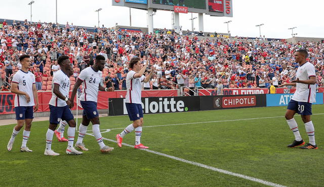 Estados Unidos y Costa Rica se enfrentan en un partido amistoso por fecha FIFA. foto: Twitter USMNT