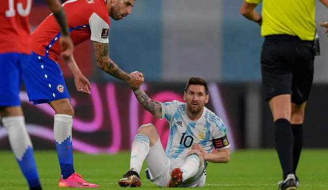 Guillermo Maripán llenó de elogios al astro argentino Lionel Messi previo al inicio de la Copa América 2021. Foto: AFP