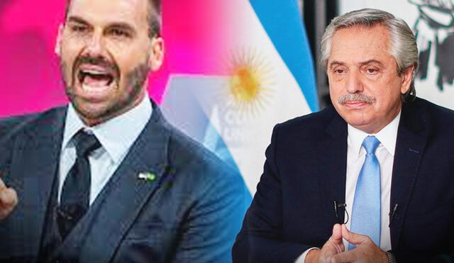 La frase pronunciada por Alberto Fernández generó fuerte polémica en Brasil. Foto: composición LR