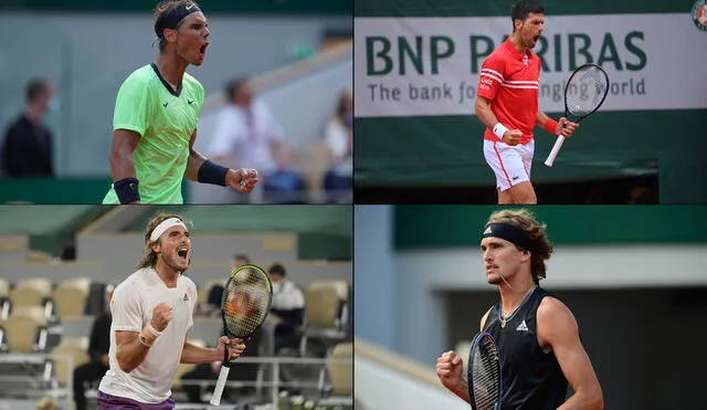 El torneo Roland Garros 2021 terminará este fin de semana. Foto: AFP/composición
