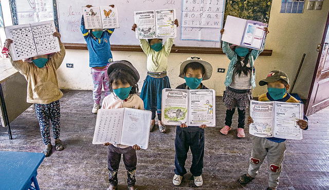 Incierto. Se desconoce cuánto han aprendido los niños. Foto: Oswald Chacra / La República