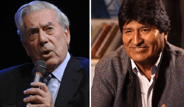 El expresidente boliviano no dudó en aprovechar las redes sociales para atacar al laureado escritor peruano. Foto: referencial