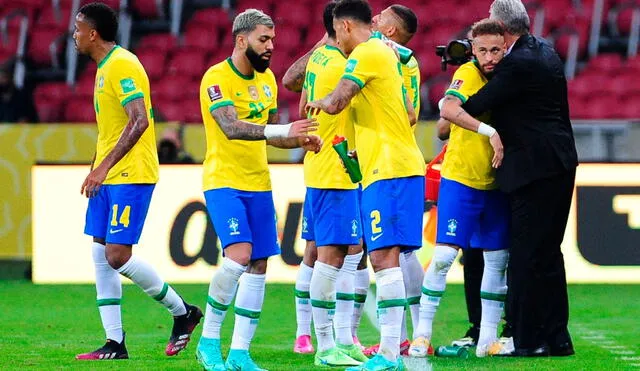 La selección brasileña viene de prolongar su invicto en las Eliminatorias Qatar 2022. Foto: EFE