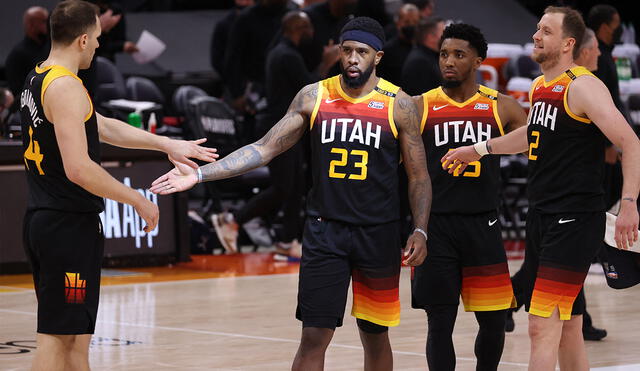 Los Angeles Clippers volvieron a caer ante Utah Jazz en los Playoffs de la NBA. Foto: AFP