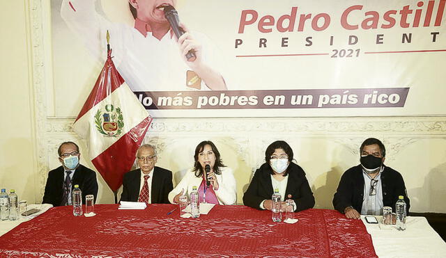Protestan. Equipo de Castillo pide a Fujimori que reconozca su derrota electoral. Foto: Andina