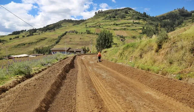 La carretera Agallpampa-Julcán beneficiará a los pobladores de las provincias de Otuzco y de Julcán. Foto: GRLL