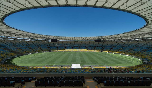 El Estadio Maracaná en Río de Janeiro es una de las cuatro sedes que estableció Brasil para la Copa América 2021. Foto: AFP