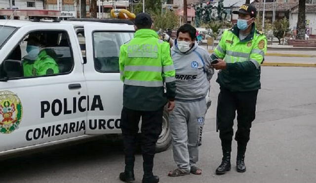 Cusco. Sujeto fue detenido y tendrá que rendir cuentas ante la ley. Foto: PNP