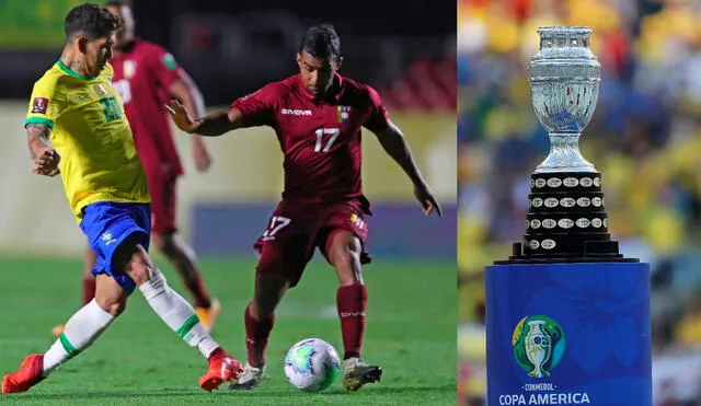 Brasil y Venezuela empezarán a mover la pelota en Brasilia dando inicio al torneo continental. Foto: composición EFE