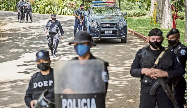 Arresto. Chamorro lleva semanas privada de libertad. Foto: AFP