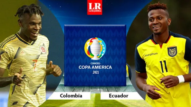Colombia y Ecuador se enfrentan por la Copa América 2021 en el Arena Pantanal. Foto: La República