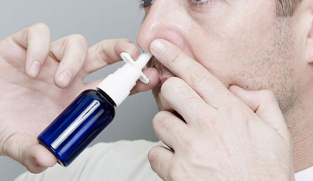 Los spray nasales se han convertido en una alternativa para administrar fármacos contra la COVID-19. Foto: difusión