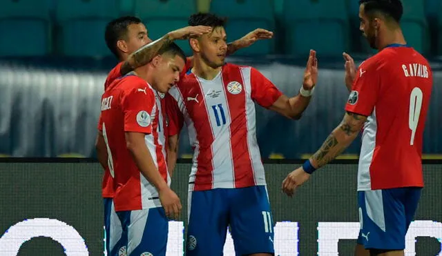 Paraguay derrotó 3-1 a Bolivia por la fecha 1 del Grupo A de la Copa América 2021. Foto: AFP