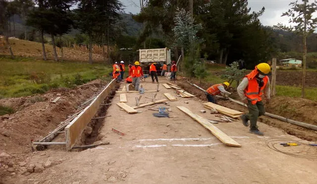Ejecutan obras en la sierra de Piura. Foto: La República