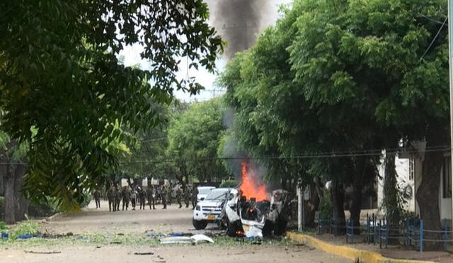 El presidente, Iván Duque, condenó el ataque en la Brigada 30 del Ejército en Cúcuta. Foto: Twitter