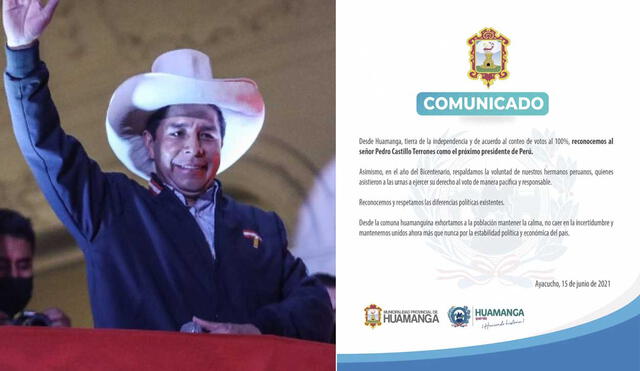 Municipalidad provincial publicó comunicado en sus redes sociales. Foto: composición/La República/Municipalidad Provincial de Huamanga