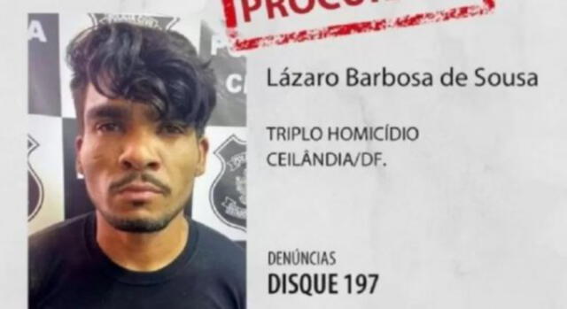 Barbosa tiene extensos antecedentes criminales, que datan desde 2007, cuando con apenas 15 años fue detenido en el interior del estado de Bahía. Foto: difusión