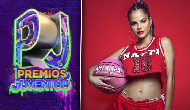 Natti Natasha pidió a sus fans ingresar a la página web de los Premios Juventud 2021 para votar por ella. Foto: composición Univisión/Instagram