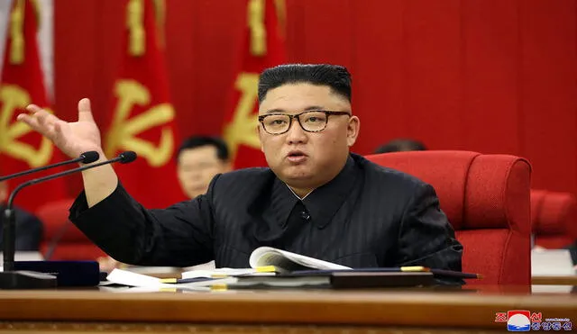 Kim sostuvo que garantizar una buena cosecha es la "prioridad máxima". Foto: KCNA/AFP