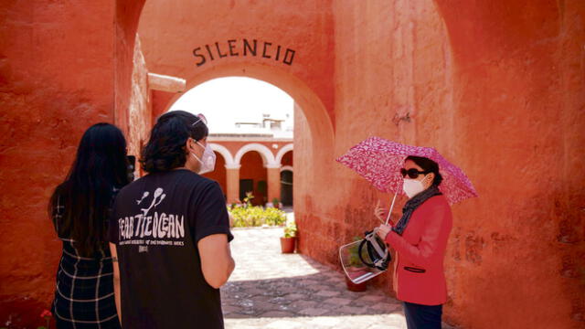 Monasterio de Santa Catalina. Uno de los atractivos turísticos de Arequipa que aplica protocolos sanitarios a visitantes. Foto: La República