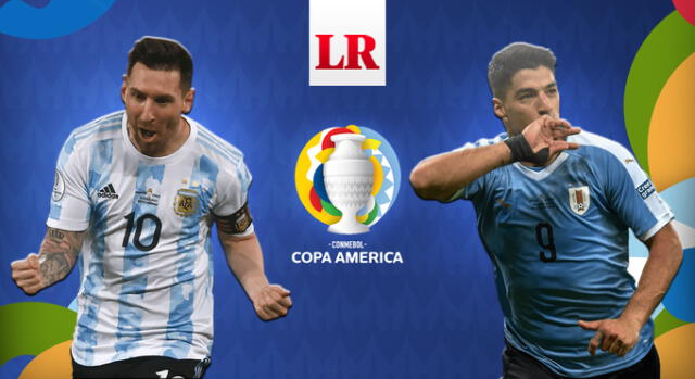 Argentina vs. Uruguay por la fecha 2 del Grupo A de la Copa América 2021. Foto: composición/La República