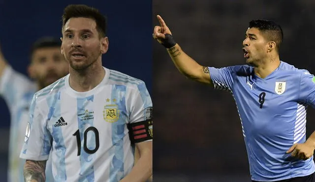 Argentina disputará su segundo compromiso, mientras que Uruguay hará su debut en la Copa América. Foto: composición/AFP