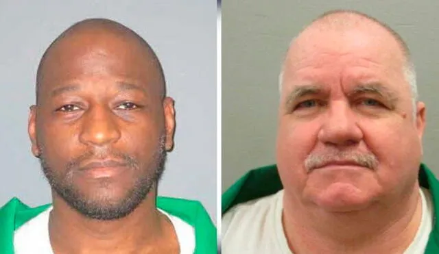 Freddie Owens (izquierda) y Brad Sigmon (derecha) debían ser ejecutados este mes en Estados Unidos. Foto: Departamento de correcciones de Carolina del Sur