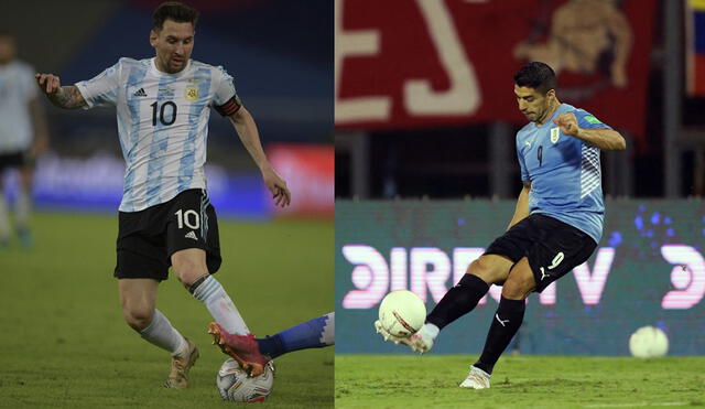 La selección uruguaya buscará la victoria en su primer duelo en la Copa América  2021. Foto: composición AFP