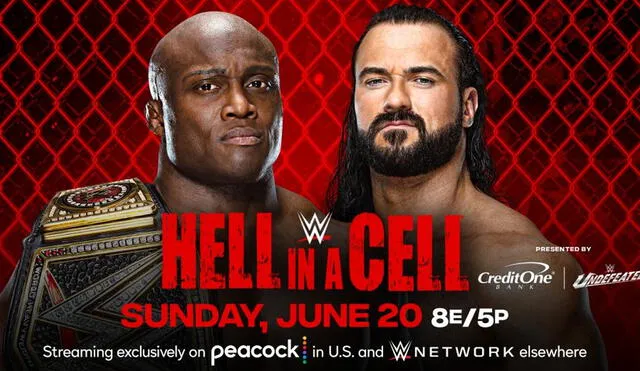 WWE Hell in a Cell 2021 se desarrollará este domingo 20 en Florida. Foto: WWE