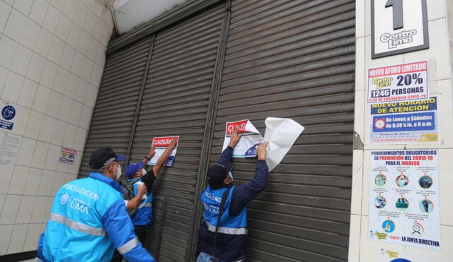La comuna edil sancionó al centro comercial con una multa de 2 UIT, equivalente a S/ 8.800. Foto: Municipalidad de Lima