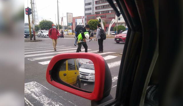 Escena se registró en la avenida Gálvez. Foto: PNP