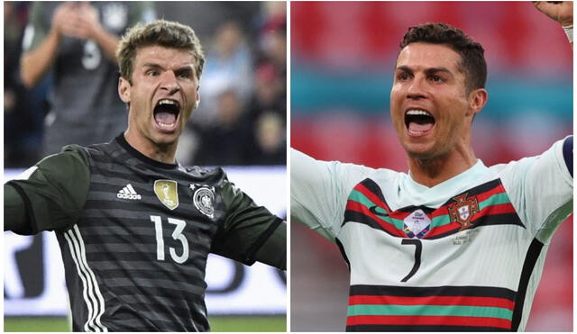 Alemania y Portugal chocarán en la Eurocopa. Foto: AFP