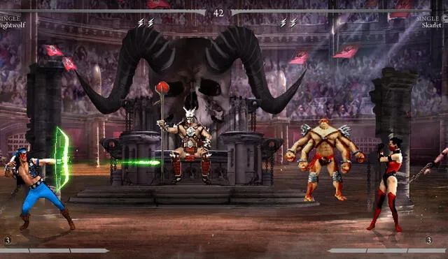 Podrás controlar a los mejores luchadores de Mortal Kombat y hacer sus movimientos finales. Foto: NeoTeo