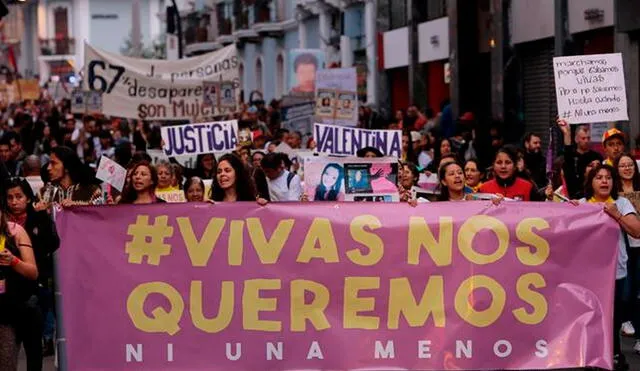 Las organizaciones feministas de la provincia Santiago del Estero, como Ni Una Menos y Mumala, entre otras, pidieron justicia por el asesinato de la menor. Foto: AFP
