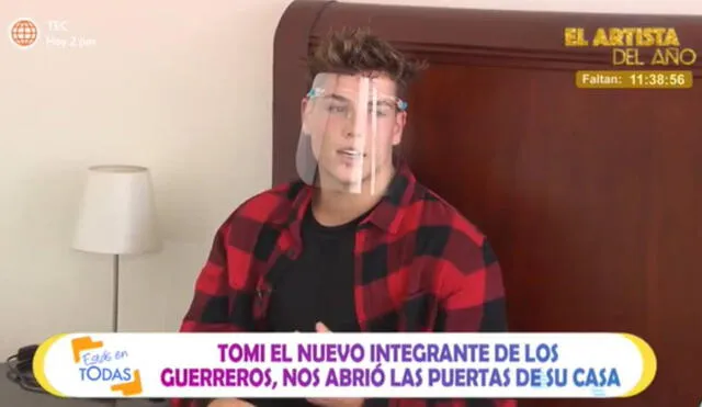 Tomi Narbondo habló sobre su vida en Estás en todas. Foto: Captura de América TV