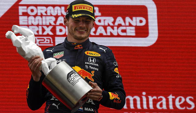 Max Verstappen ganó su tercera carrera de la temporada 2021 en la F1. Foto: AFP
