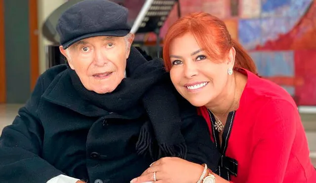 Luis Medina es el padre de la conductora Magaly Medina. Además, tiene 91 años y es un policía en retiro. Foto: Magaly Medina / Instagram